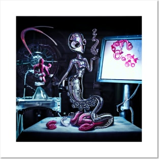 Tentacle imaging table Posters and Art